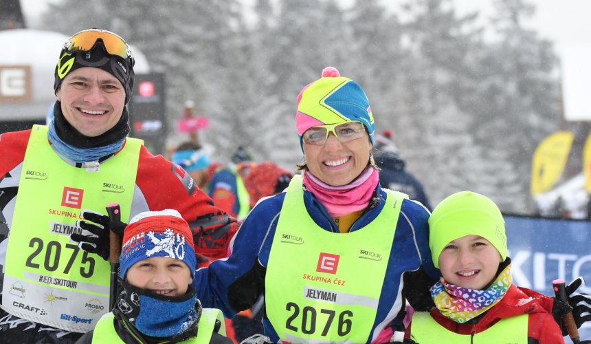 Rozjeďte s dětmi zimu na běžkách s ČEZ SkiTour a získejte slevu na startovném