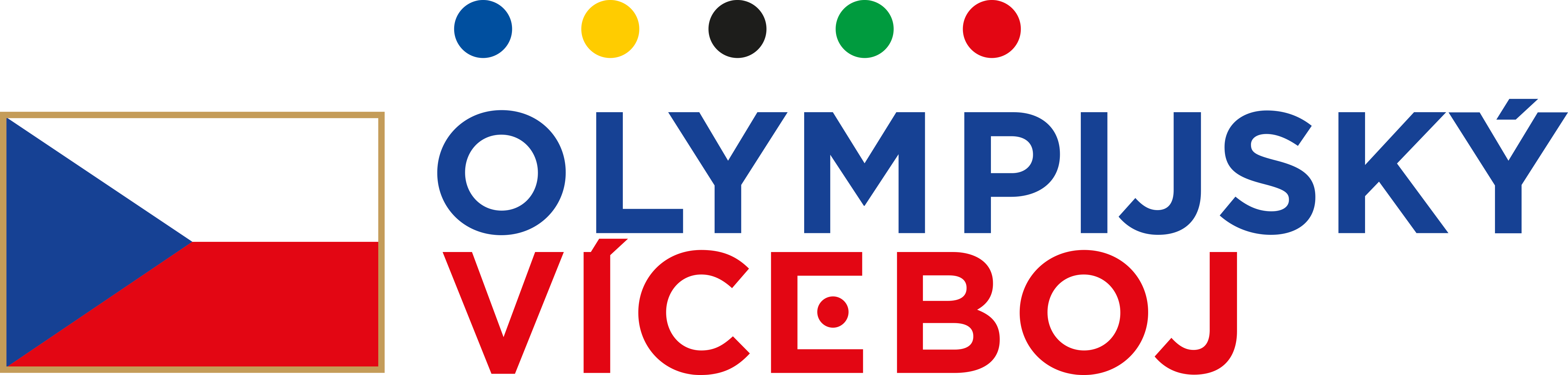 Logo olympijský víceboj a odkaz na úvodní stránku