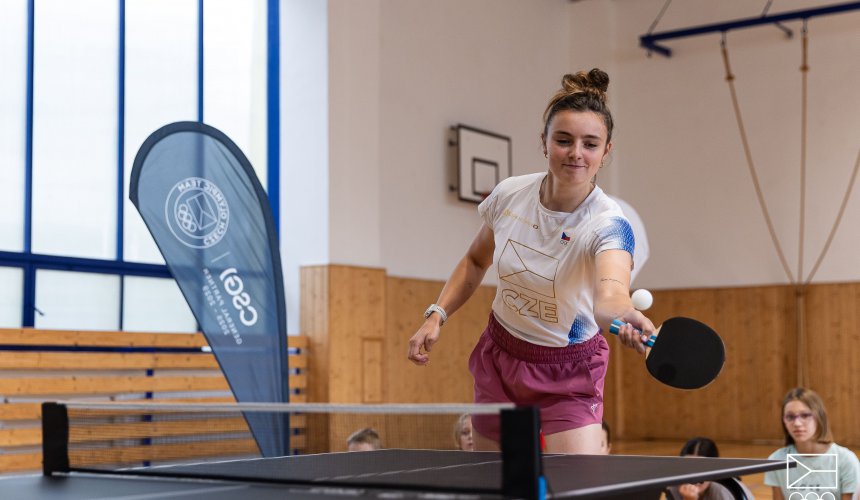 V hlavní roli ping pong! Olympijský víceboj a CSG přináší pohyb hrou nejen do tělocviku