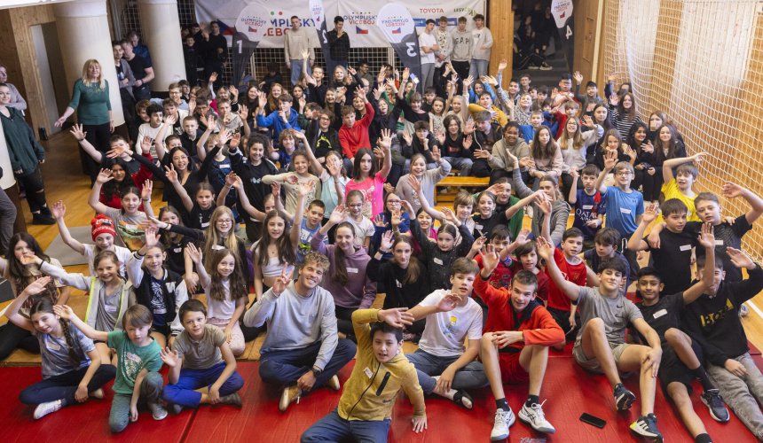 Tři nejlepší školní kola Olympijského víceboje: Speciální ocenění pro organizátory
