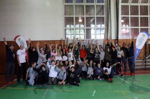 Olympijský trénink se Šárkou Kašpárkovou na ZŠ Habrmanova, Česká Třebová