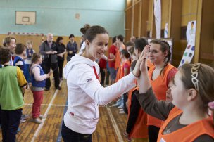 Trénink s olympionikem na ZŠ a MŠ Soběchleby