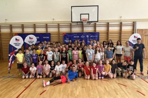 Olympijský trénink s Jiřím Ježkem 5. ZŠ Ceb