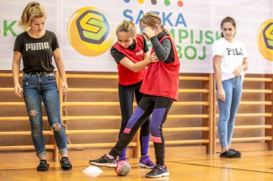 Olympijský trénink s Petrem Korbelem na ZŠ Háj ve Slezsku