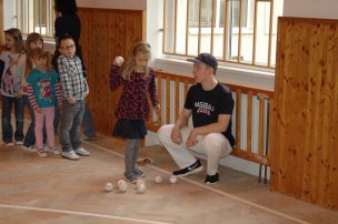 Baseballová show na ZŠ Podolí