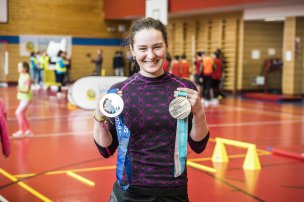 Olympijský trénink s Veronikou Vítkovou na ZŠ Dr. F. L. Riegra, Semily