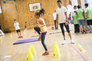 Olympijský trénink s Jirkou Ježkem na ZŠ Nový Bor