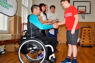 Sportovní den s paralympionikem Janem Tománkem na ZŠ Rudná