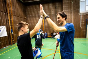 Olympijský trénink s Jiřím Beranem na ZŠ Hluboká, Ústí nad Labem