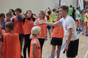 Olympijský trénink s Tomášem Vernerem na ZŠ Kubatova, ČB