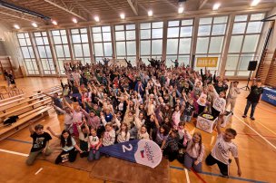 Olympijský trénink s Lukášem Rohanem, ZŠ Měřín