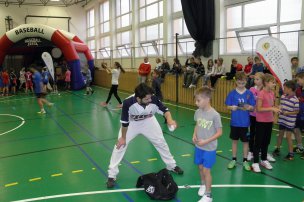 Baseballová show na ZŠ Klegova, Ostrava