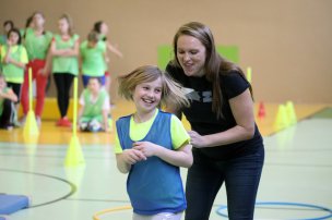 Olympijský trénink s Kristýnou Kolocovou na ZŠ Pelhřimov