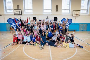 Olympijský trénink se Šárkou Kašpárkovou na ZŠ gen. Z. Škarvady, Ostrava